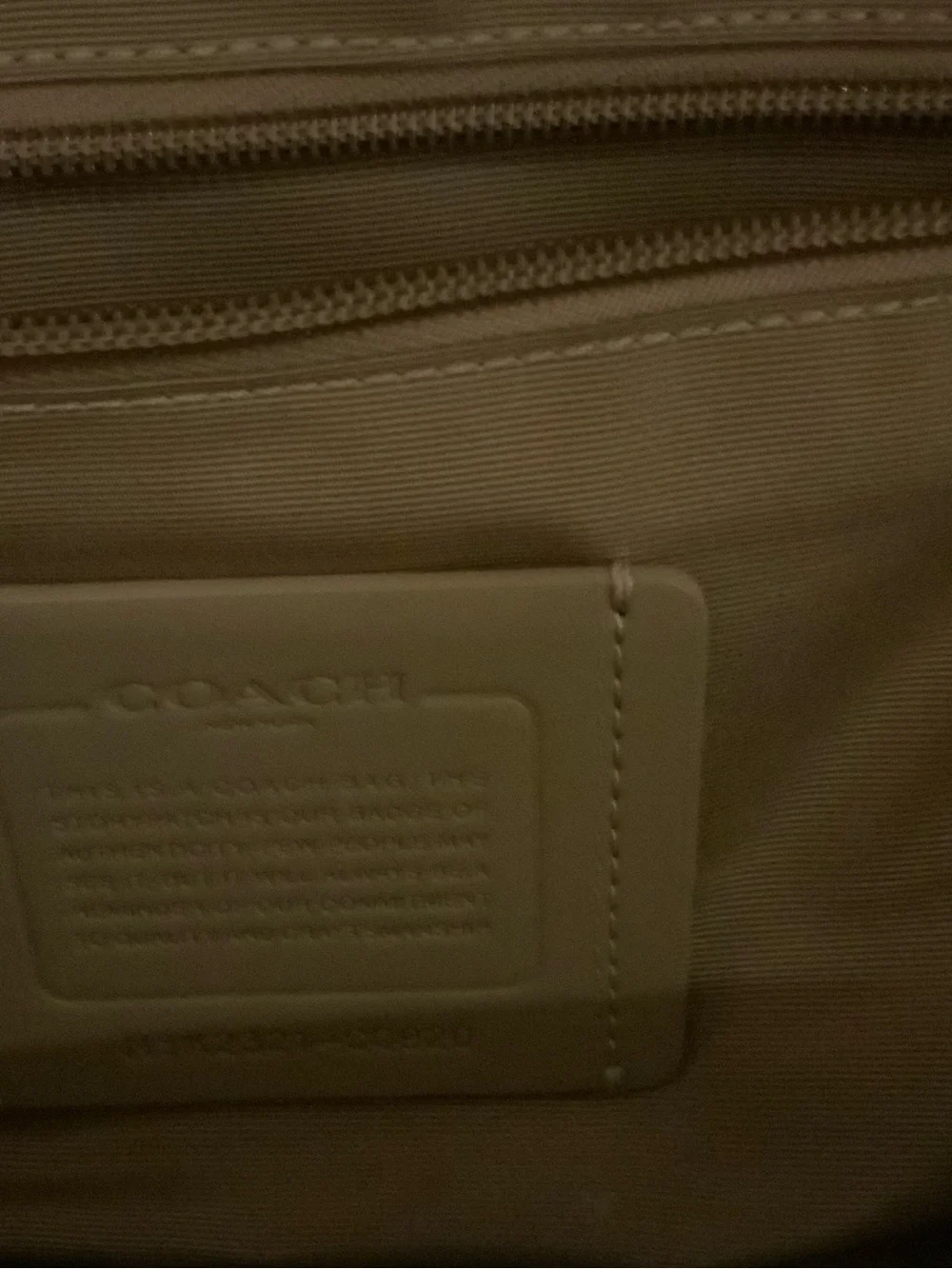 Coach Signature Black and White Backpack bundle
